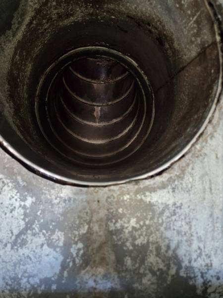 Dégraissage de conduit d’extraction d’une hotte à Lucciana prés Bastia par Air Clean Service